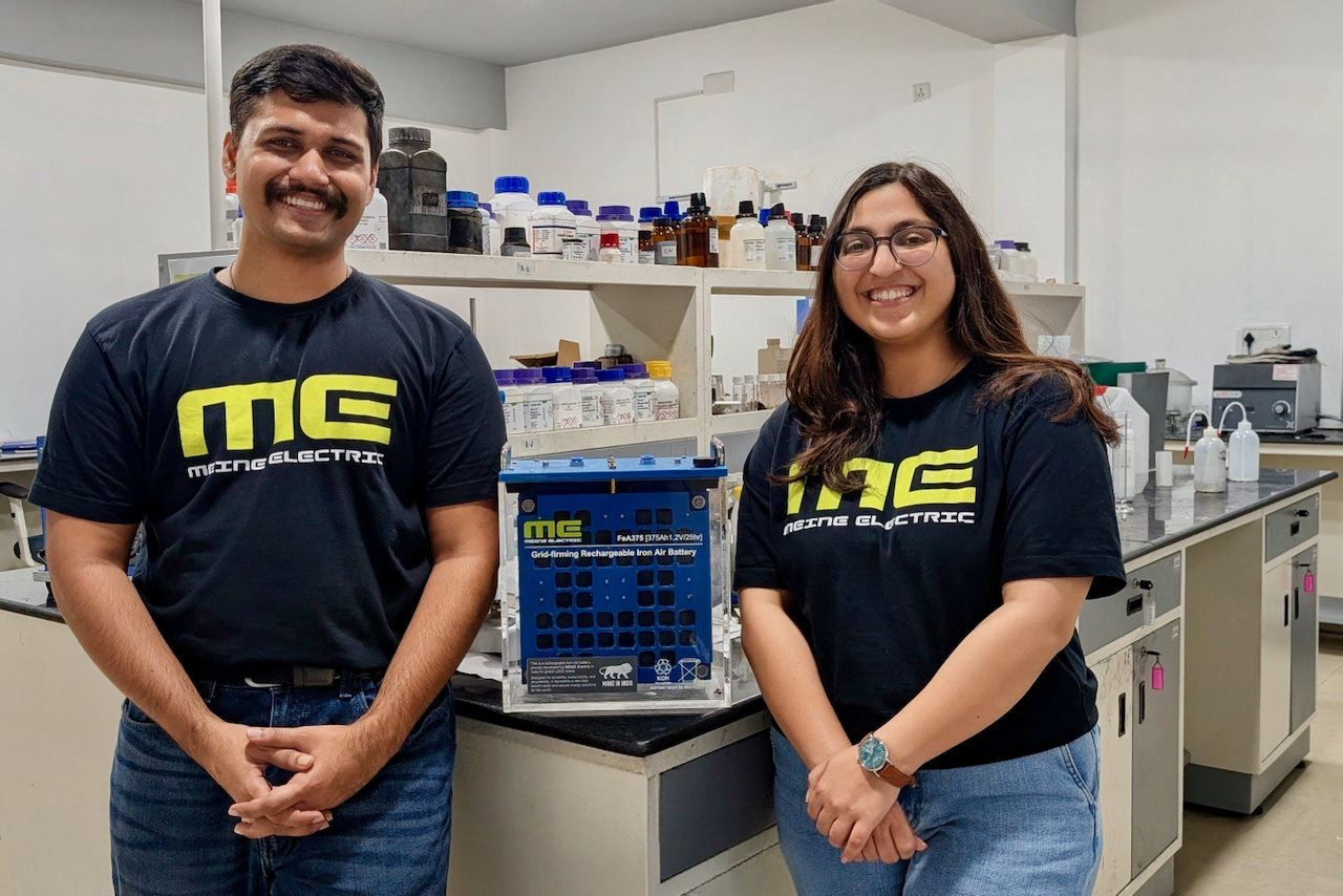 Priyansh Mohan and Stuti Kakkar, co-founders of MEINE Electric.